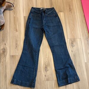 Rock & Roll Cowgirl Dark Blue Flare Jeans